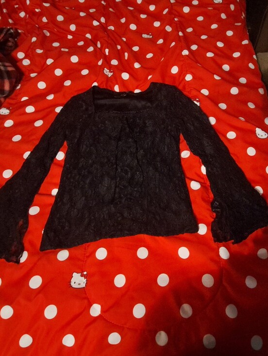 Mw Tops - Black Lace Top